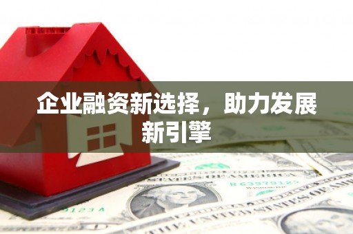 济阳企业融资新选择，助力发展新引擎
