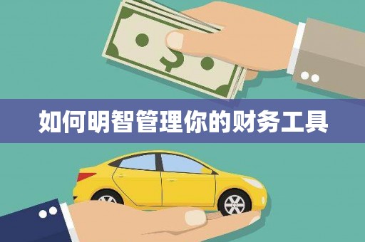 济阳如何明智管理你的财务工具