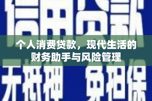 济阳个人消费贷款，现代生活的财务助手与风险管理